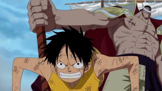 Luffy challenged Whitebeard on the Pirate King. All were surprised - One Piece English Sub [4K UHD]