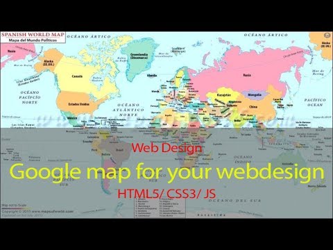 Create a Google map for website (Part 1)