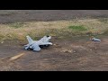 F-16 Landing Gear Failure &amp; Ejection (HUD Footage)