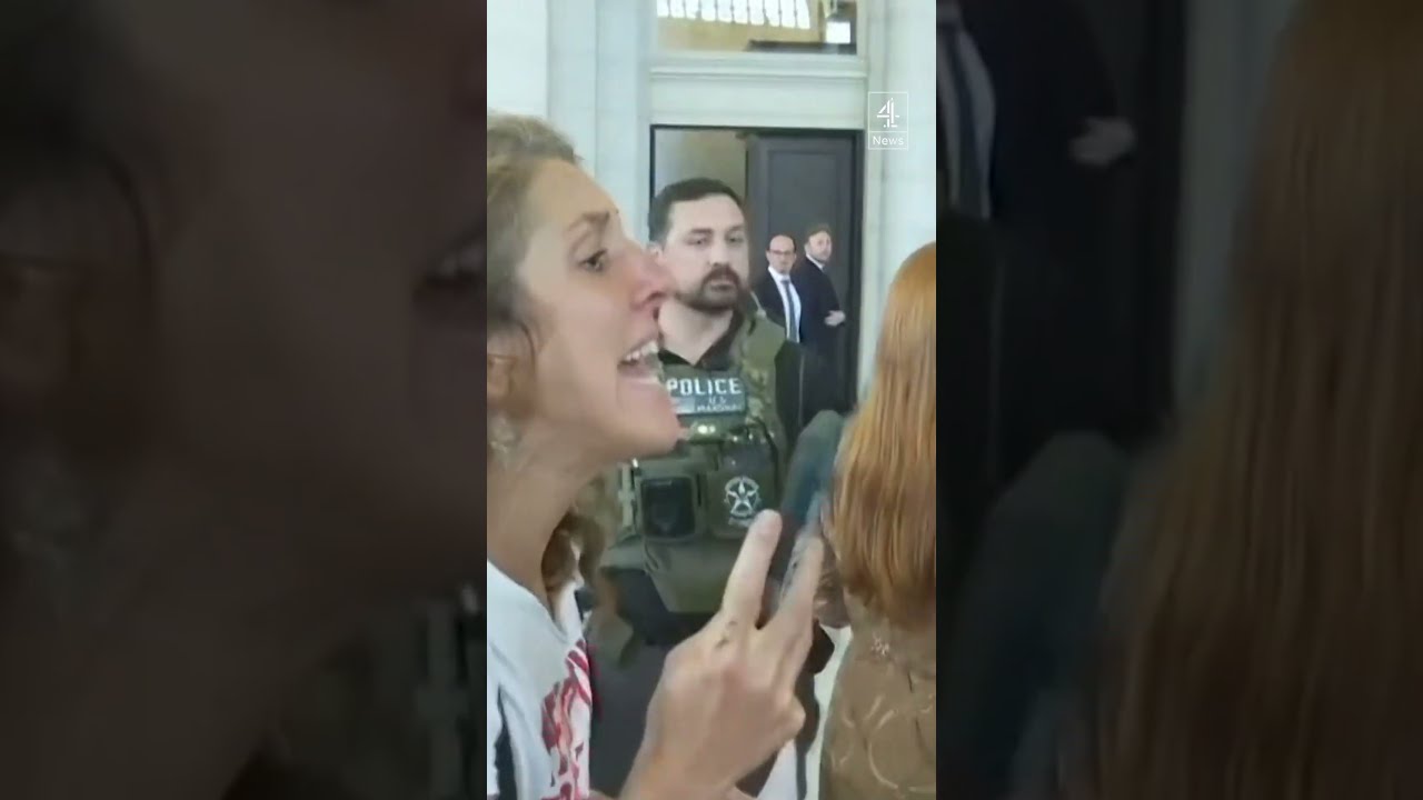 JD Vance Met By Furious Protesters While Visiting National Guard In Washington D C 