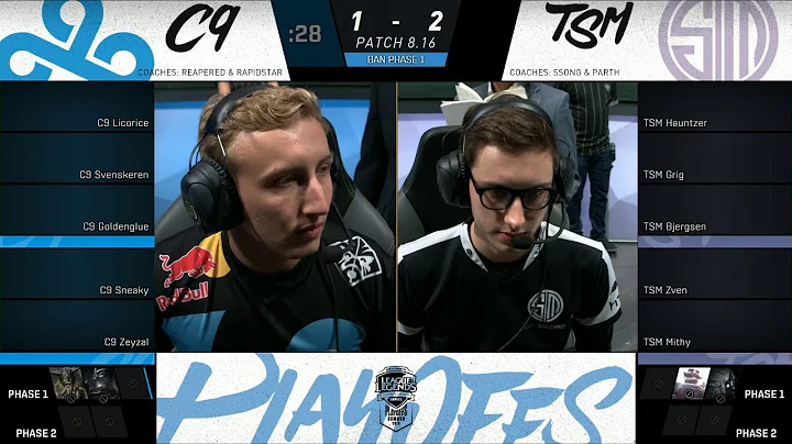 C9 vs TSM Game 4 - SemiFinals | 2018 NA LCS Summer | Cloud 9 vs Team SoloMid