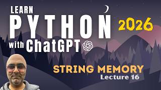 Python Programming Tutorial for Beginners | String Memory Representation