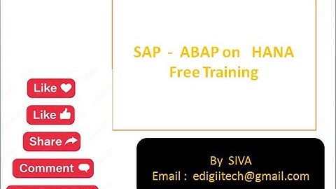 5  SAP ABAP on HANA    - ABAP New Syntax  Inline Declarations