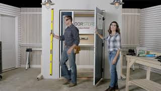 Install MASTERCRAFT® Door System with a Sidelite