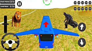 Best Flying Bus Driving Simulator - Free Offline Bus Games Android Gameplay screenshot 4