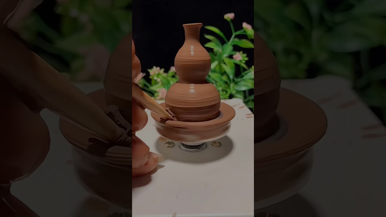 The Extremely Satisfying ASMR Pottery Compilation  #shorts #pottery #satisfying by SatisfyingPlays