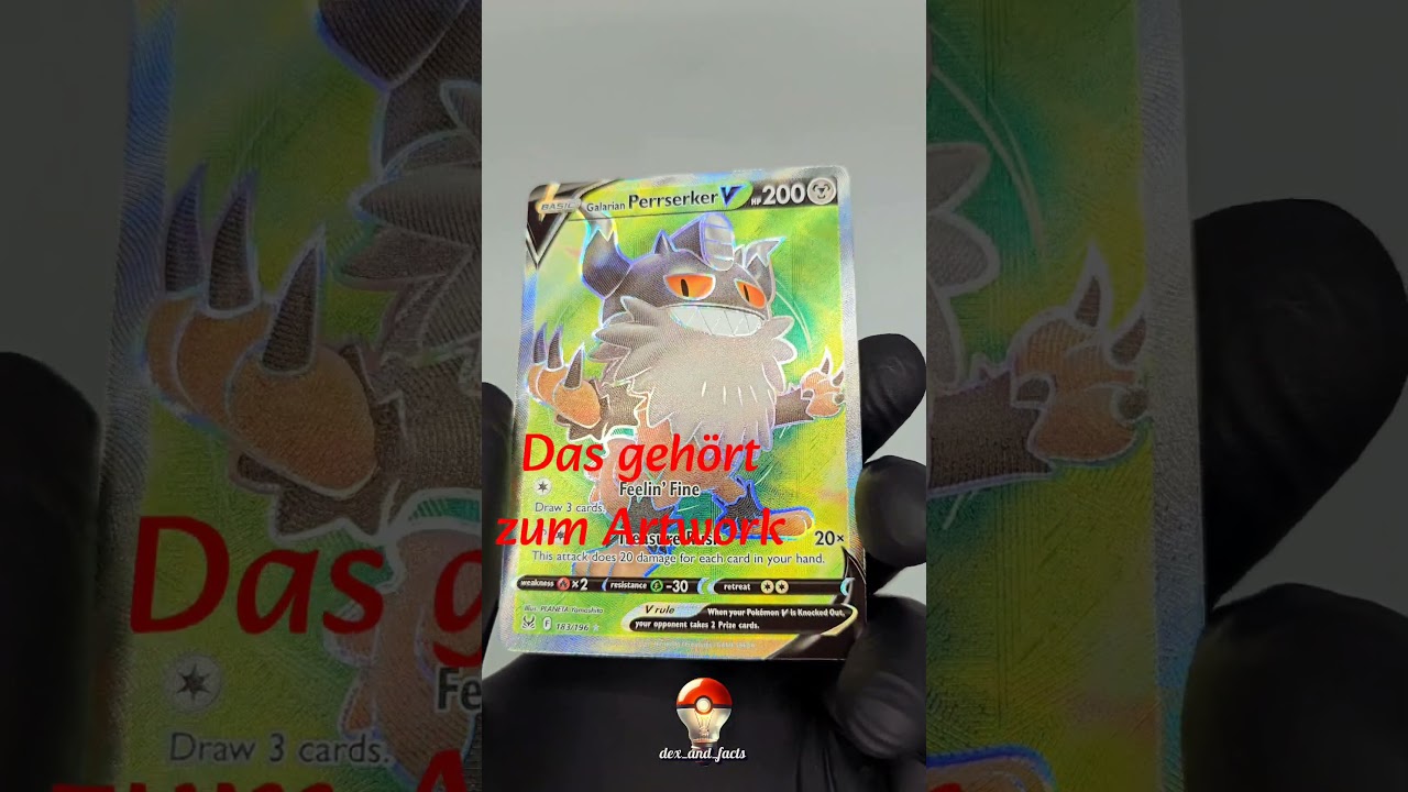 Das Wikinger Pokémon Mauzinger 🛶 so wild, dass es sein Artwork zerkratzt 💥