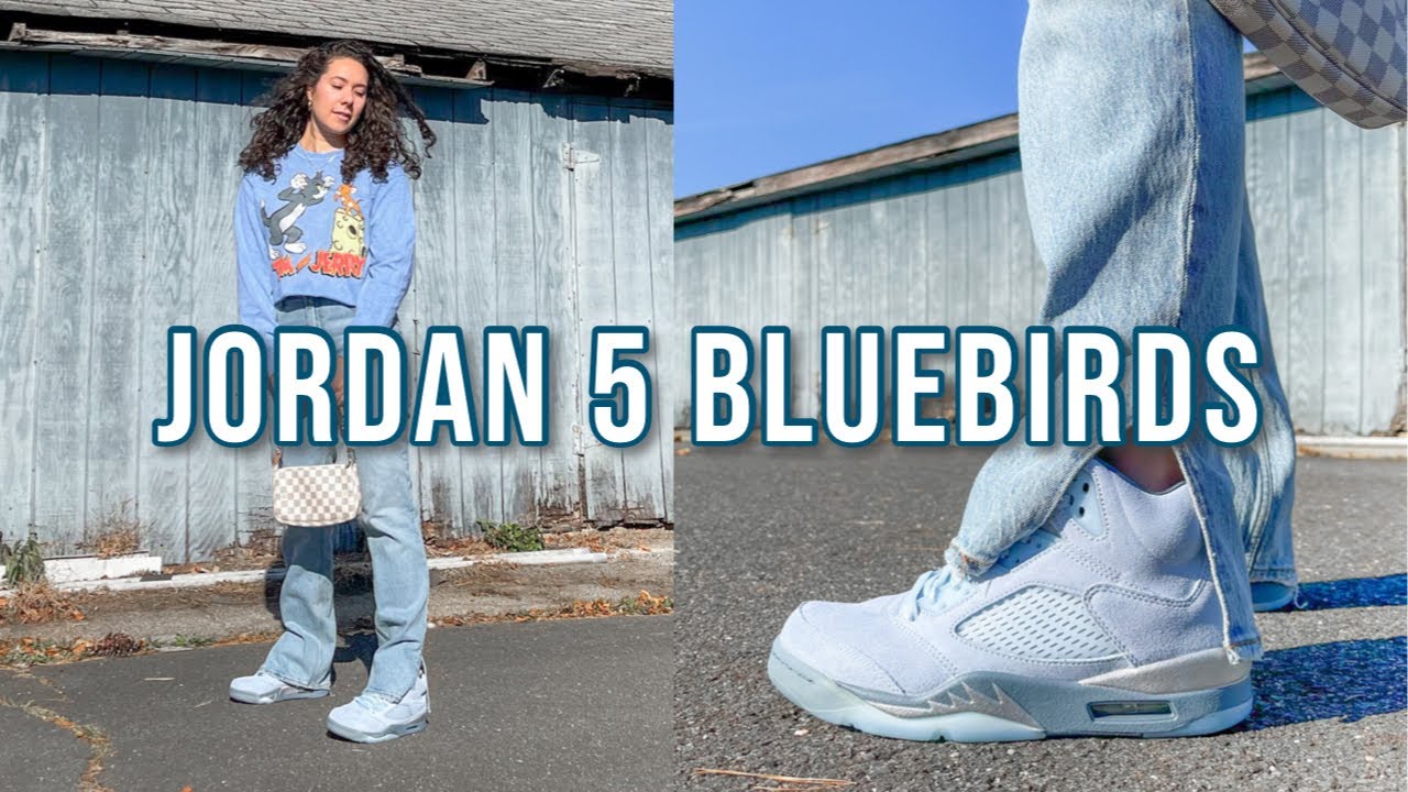 bluebird jordan 5 outfit