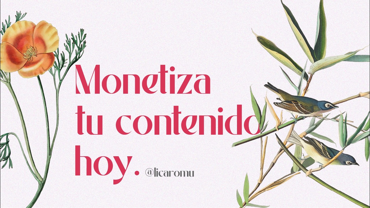 Marca Personal y Monetización: Cómo Vender con Contenido