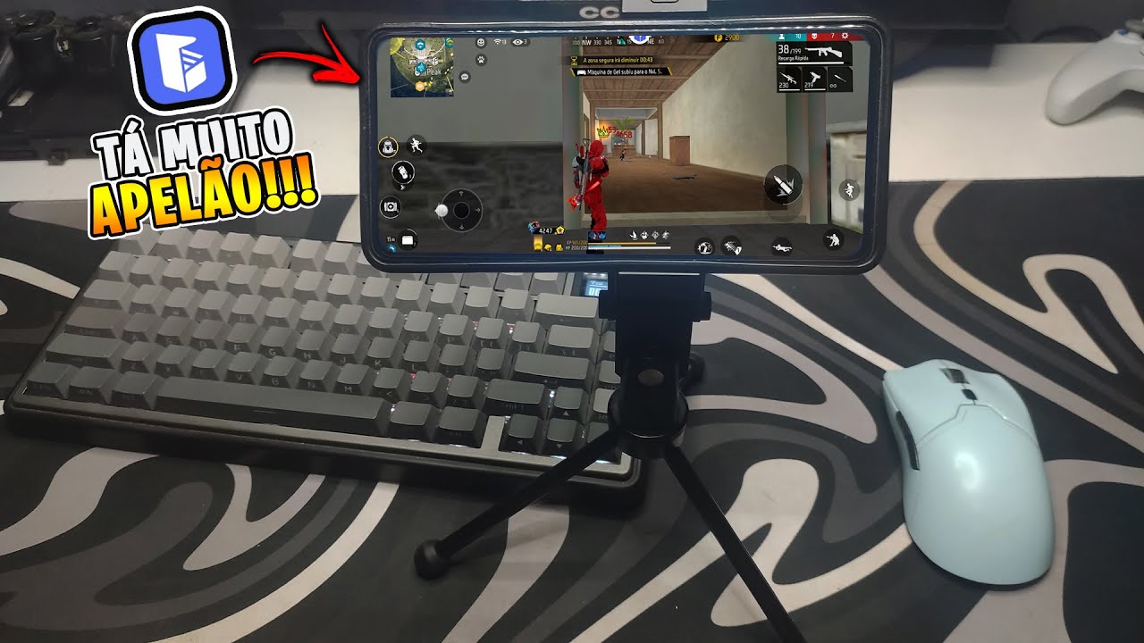 APROVEITE ! MOBILADOR GG MOUSE PRO 2 TOTALMENTE GRÁTIS! Teclado e mouse ...