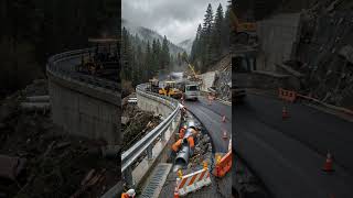 Esta carretera abandonada terminó pareciendo una ruta de lujo #antesydespues