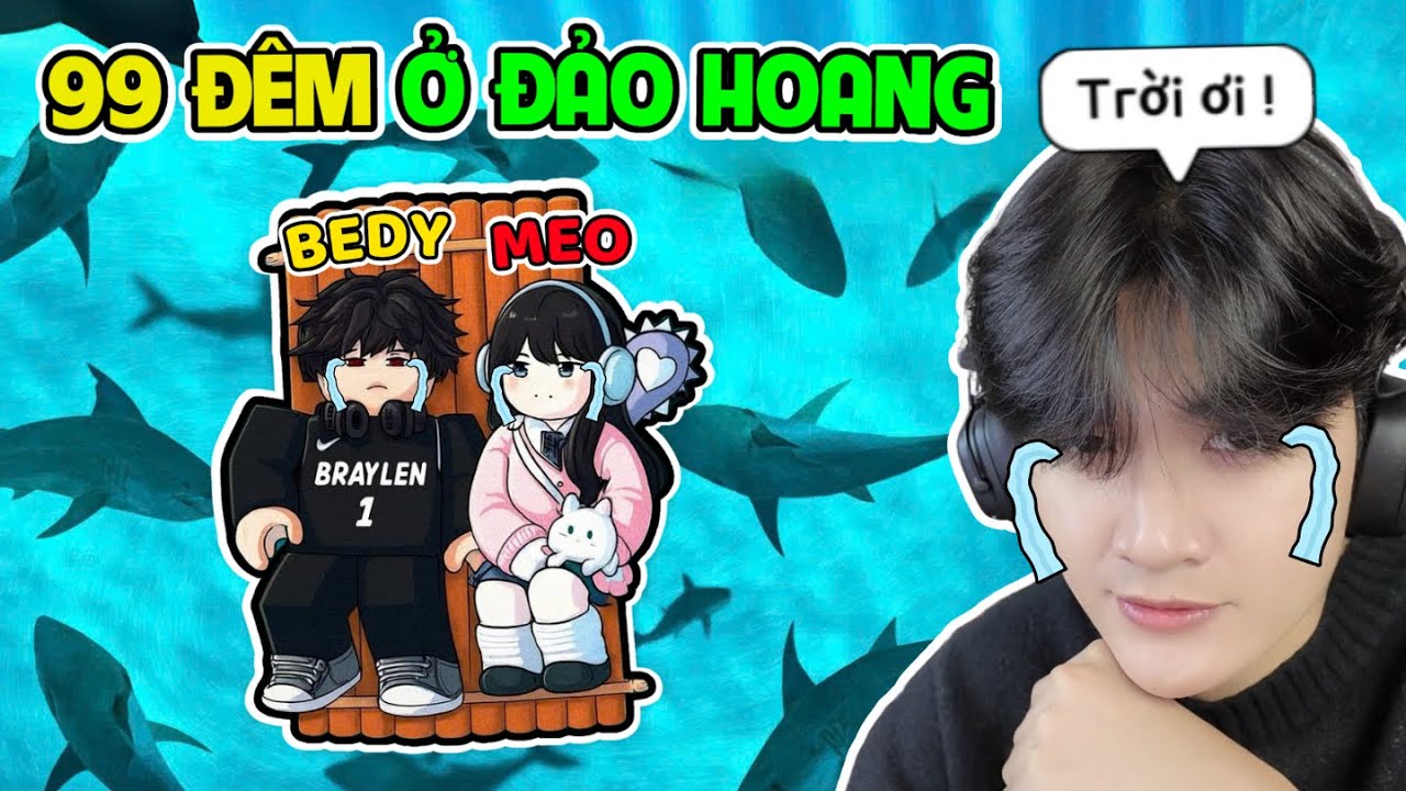 BEDY VÀ MEO MẮC KẸT TRÊN ĐẢO HOANG SINH TỒN 99 NGÀY ĐÊM ĐỂ THOÁT KHỎI | SURVIVAL ISLAND ROBLOX