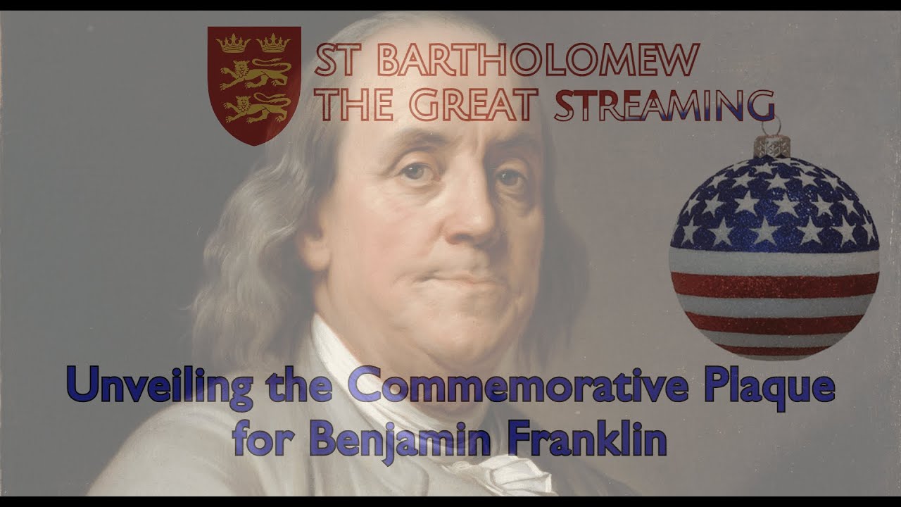 ⛪️ Unveiling the Benjamin Franklin Commemorative Plaque, December 13th 2025