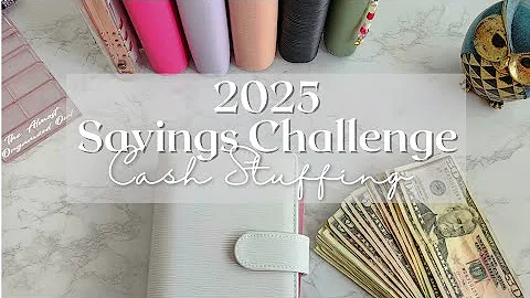 FIRST Cash Stuffing of 2025 | Savings Challenges for Sinking Funds and Debt | Beginner Friendly