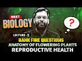 NEET 2026 Biology | Rank Fire Question 5 | Anatomy of flowering plants Reproductive health