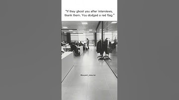 Ghosting after interviews? It’s a red flag — not your fault.#WorkCulture #CareerMoves