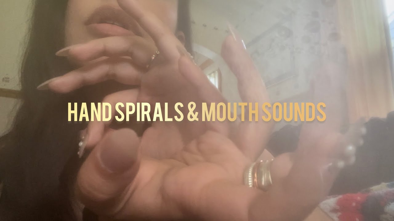 FAST AGGRESSIVE ASMR Hand Spirals, “Purrrrr” Mouth Sounds, & Rambles