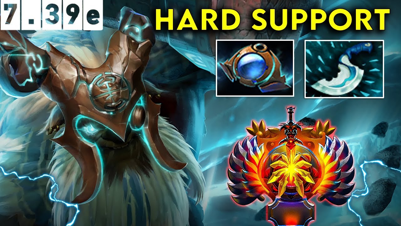 Earthshaker Immortal Hard Support - Dota 2 Patch 7.39e Pro Pub Gameplay