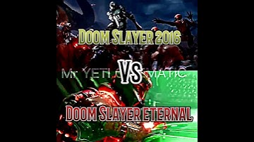 Doom Slayer 2016 Vs Doom Slayer eternal #doomslayer#doometernal#doomguy#doom