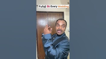 Fufaji in every wedding #shorts #viral