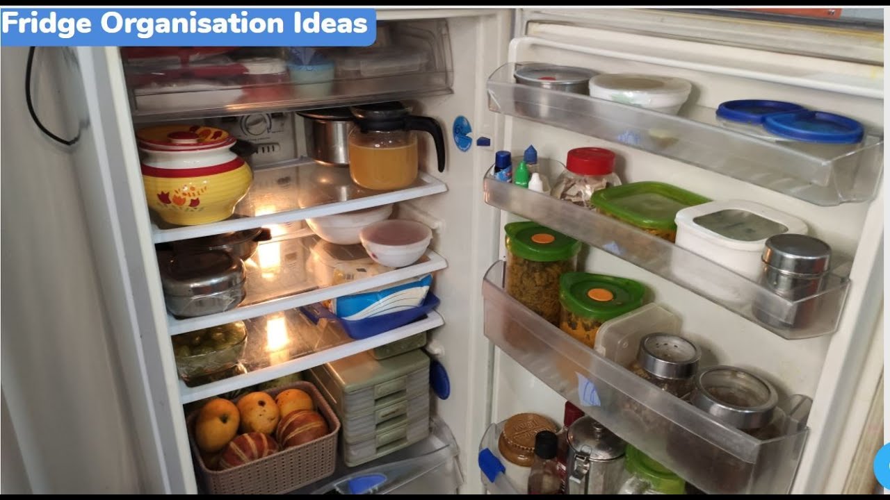 Indian small fridge organizationTips to organise small fridgefridge