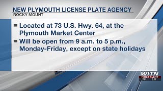 New license plate agency opening in Plymouth