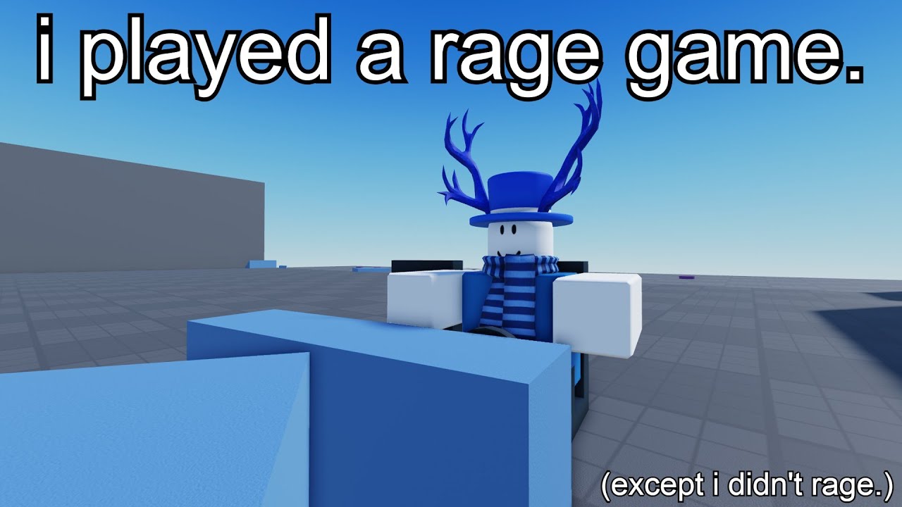 Robox Rage i played a roblox rage game. - YouTube