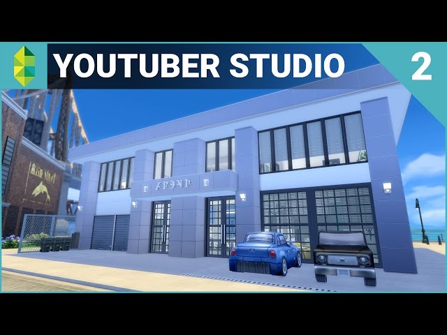 The Sims 4 Building - YouTuber & Streamer Studio (Part 2)