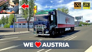 Austria in Virtual Reality ❤️ Euro Truck Simulator 2 gameplay with Logitech g29 screenshot 5
