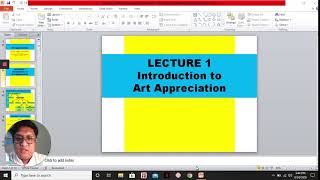 Lesson 1  Introduction to Art Appreciation