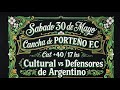 Torneo Pasion de Veteranos// Cultural vs Defensores de Argentino//+40