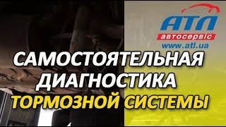 Самостоятельная диагностика тормозной системы |  Просто и доступно