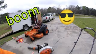 2018 Lawn Care Setup (enclosed trailer)