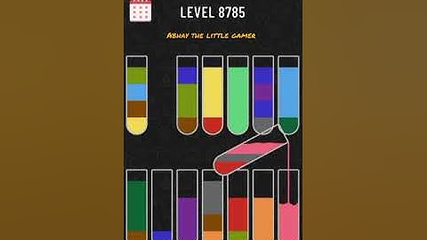 Water sort puzzle level 8785