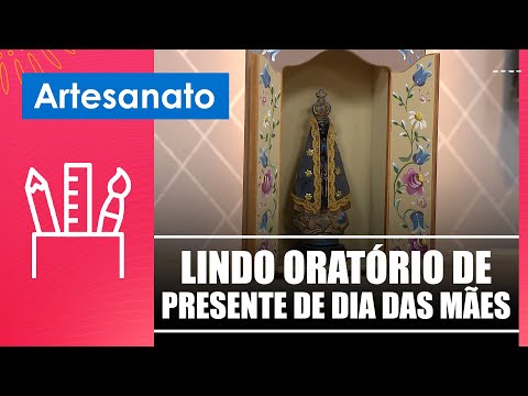 Faça um lindo oratório de presente de Dia das Mães com artesã Fabiane Guimarães – 06/05/25