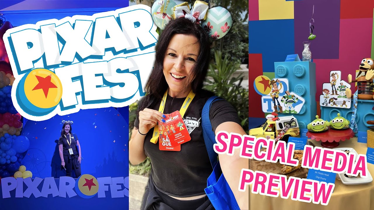 Pixar Fest 2024 Media Preview - Our First Time! - YouTube