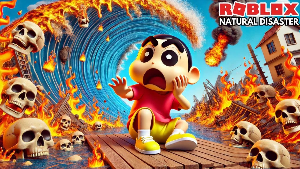 Survival Natural Disaster Gameplay in Tamil | GAMING WITH SHINCHAN