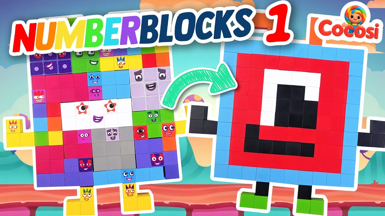 Let's Build Numberblocks One with Fun Cubes | Numberblocks Puzzle ...