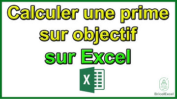 Comment calculer une prime sur objectif Excel