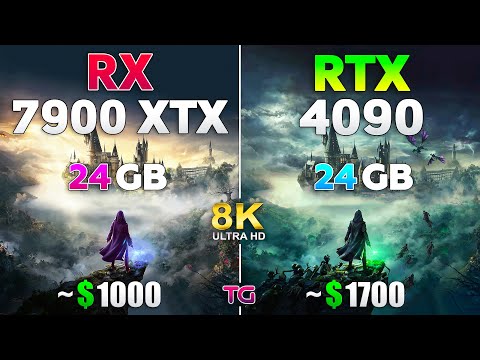 RTX 4090 vs RX 7900 XTX - Test in 8K