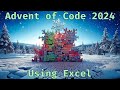 Advent of Code 2024 Day 5: Print Queue Using Excel