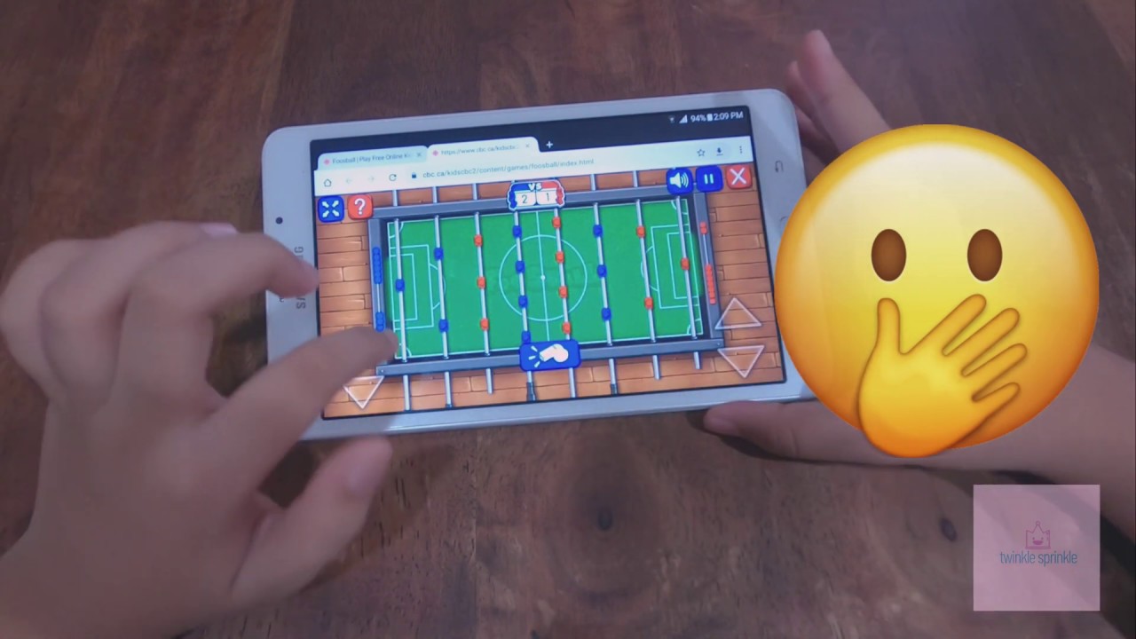 Playing Foosball from CBC Kids Playing on my Tab Part 2 YouTube