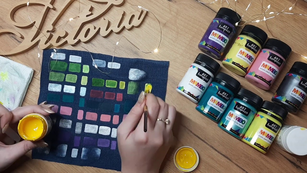 ЛУЧШИЕ КРАСКИ ДЛЯ ТКАНИ ART KOMPOZIT | ЧЕМ РИСОВАТЬ НА ТКАНИ