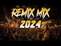 Dj remix 2024  mashups  remixes of popular songs 2024  dj disco remix club music songs mix 2024