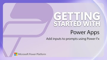 Add inputs to prompts using Power Fx | Power Platform Shorts