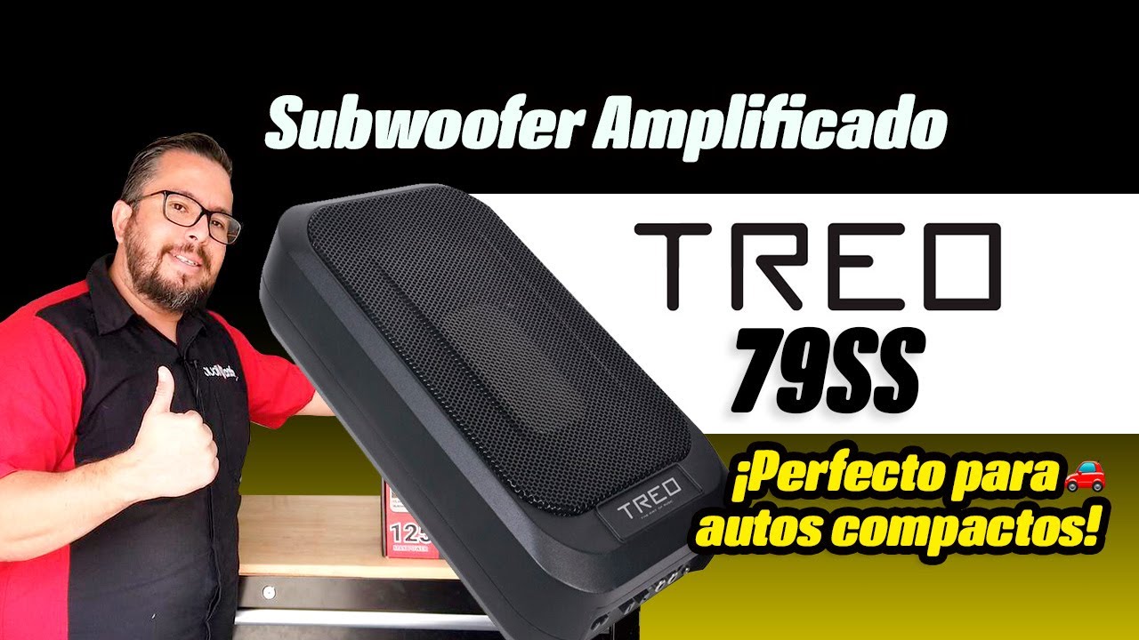 Prueba de audio: Woofer Amplificado TREO79SS (Perfecto para carros sin  espacio) 