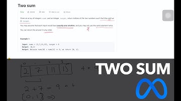 Two Sum - Leetcode 1 - HashMap - Java