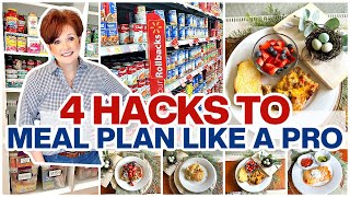 4 HACKS TO MEAL PLAN LIKE A PRO + FREE DOWNLOADS TO GET STARTED