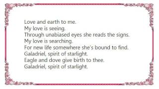 Cliff Richard - Galadriel Spirit of Starlight Lyrics