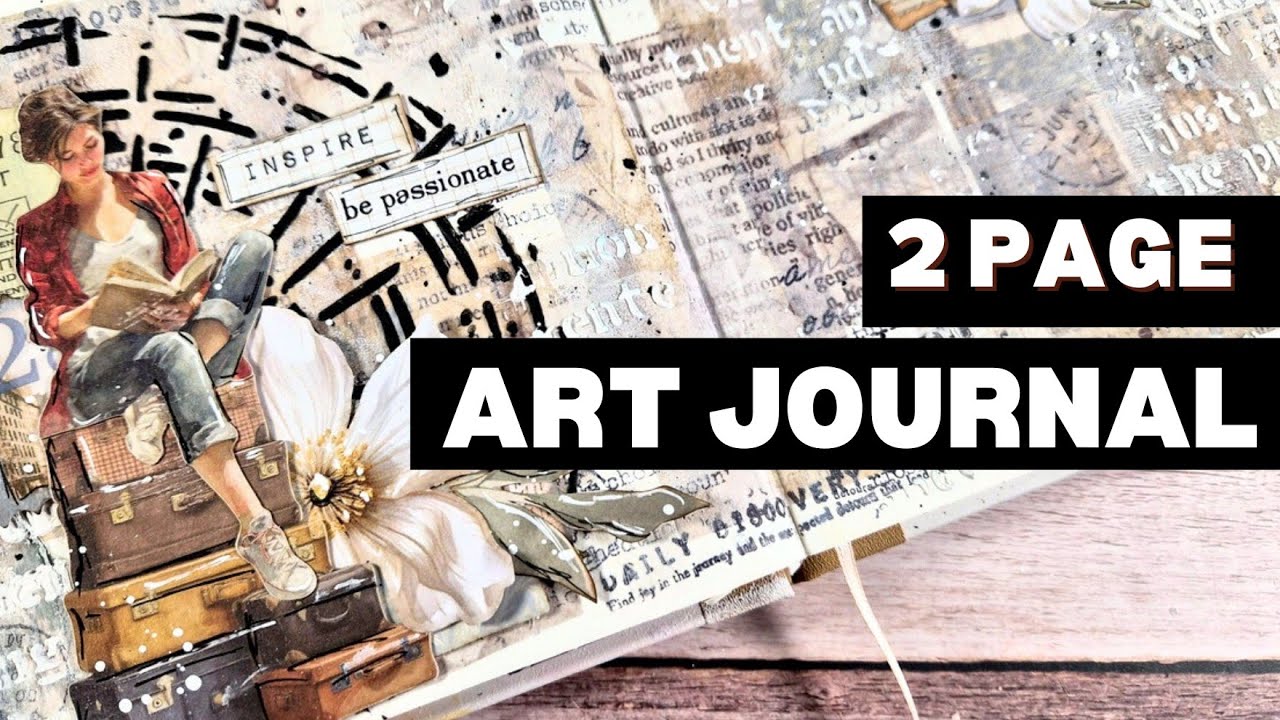 2-страничный художественный дневник - секретный дневник